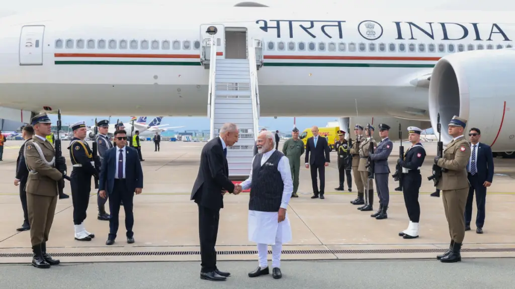 Modi's Poland Visit